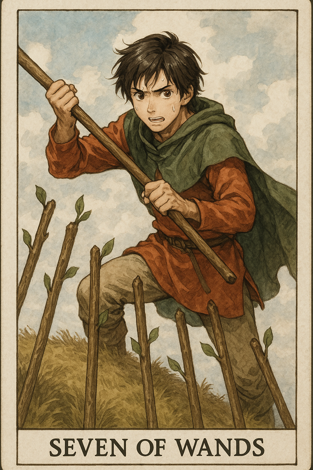 Seven of Wands
