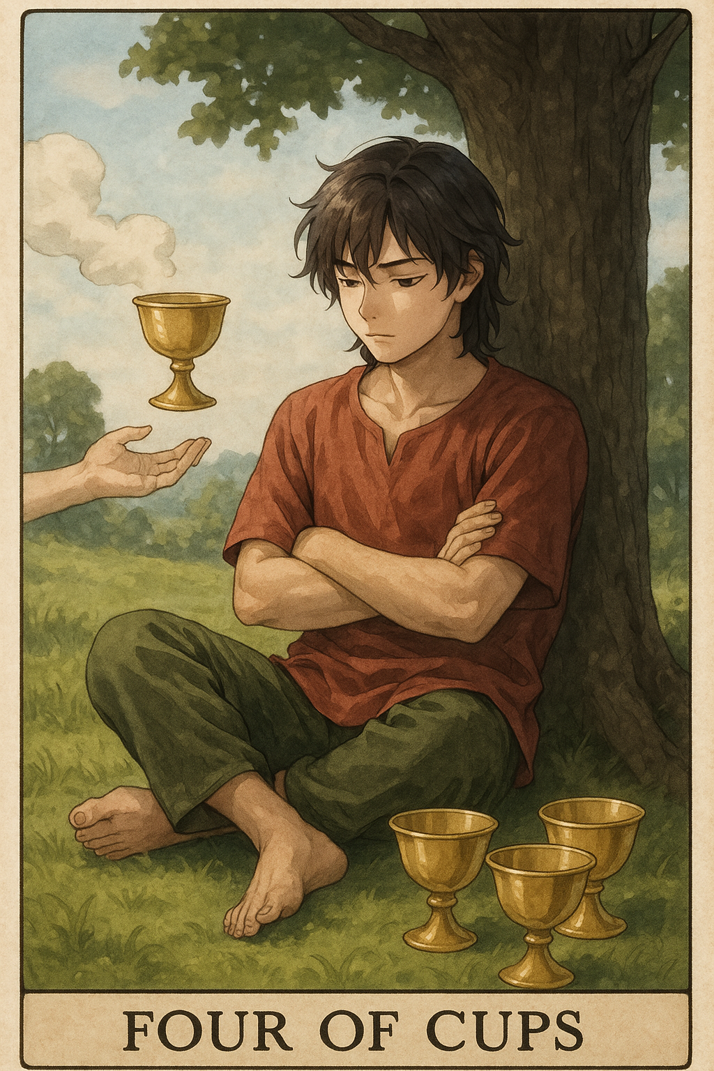 Four of Cups