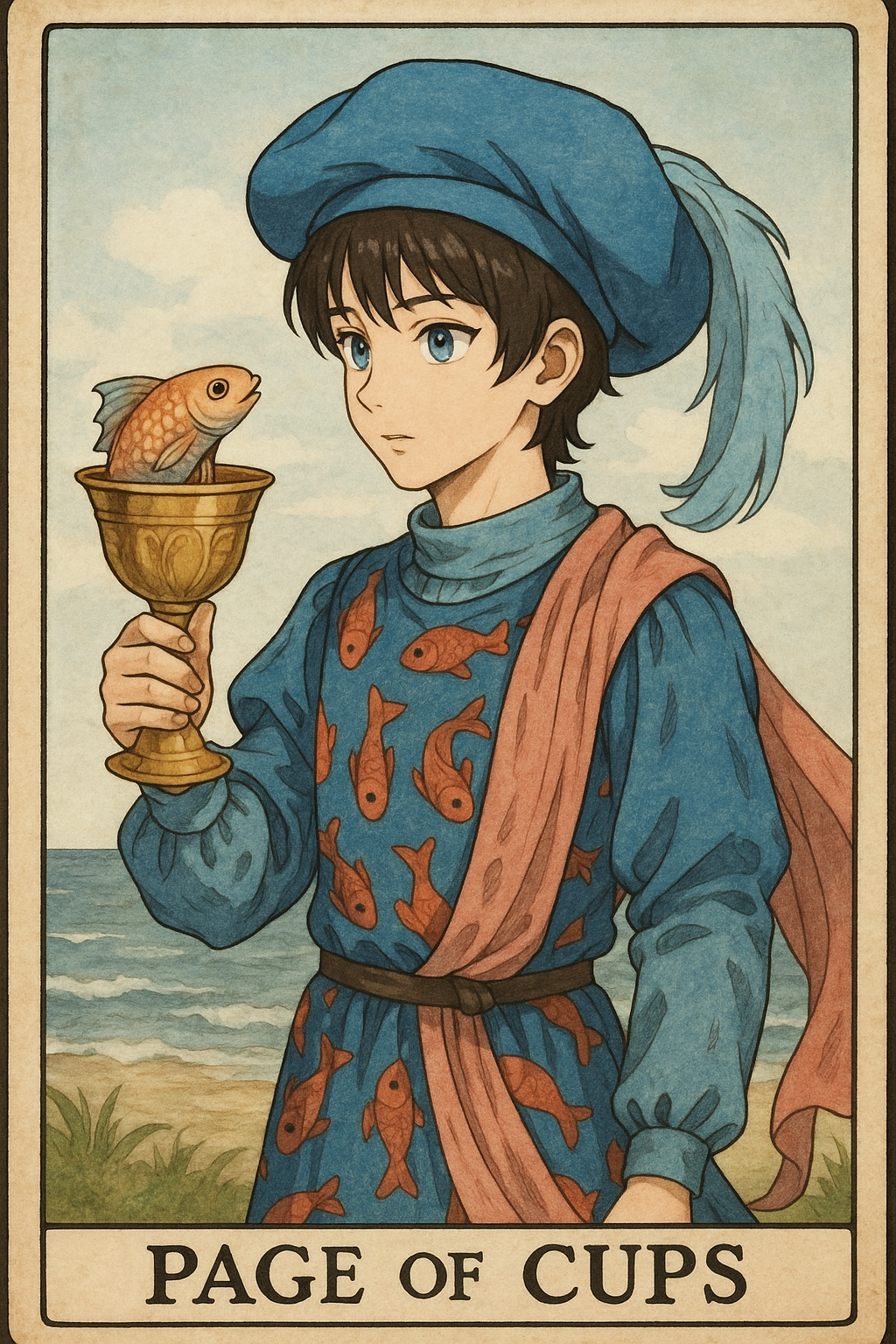 Page of Cups