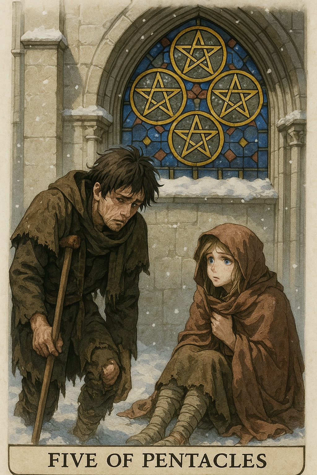 Five of Pentacles