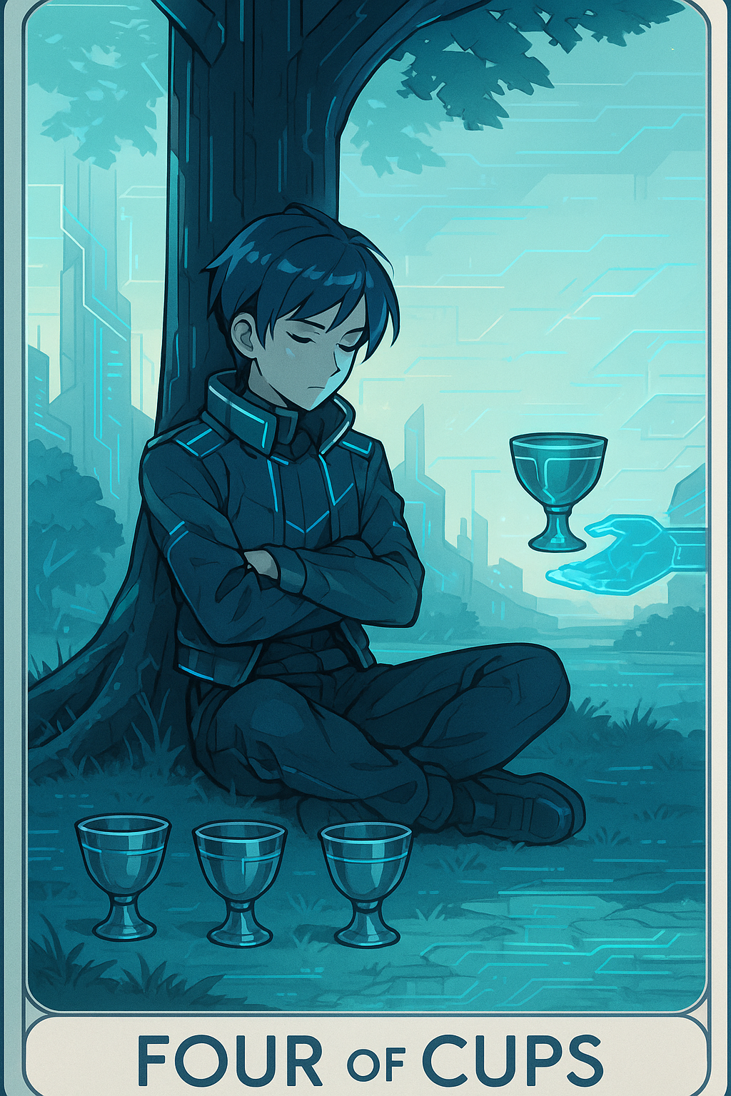 Four of Cups