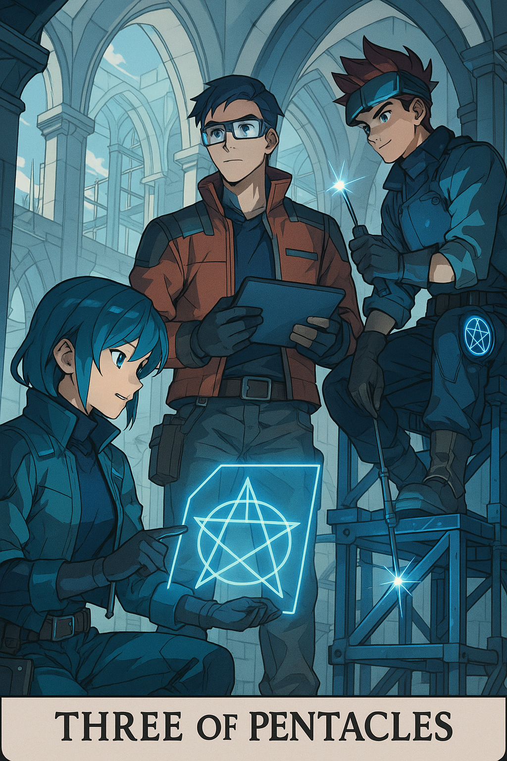 Three of Pentacles